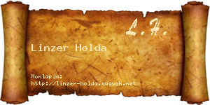 Linzer Holda névjegykártya